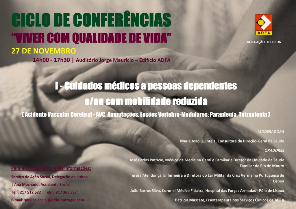 CARTAZ "VIVER COM QUALIDADE DE VIDA"